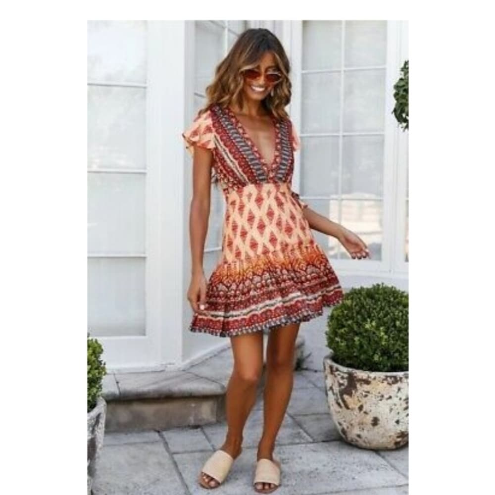 Summer Beauty Mini Dress