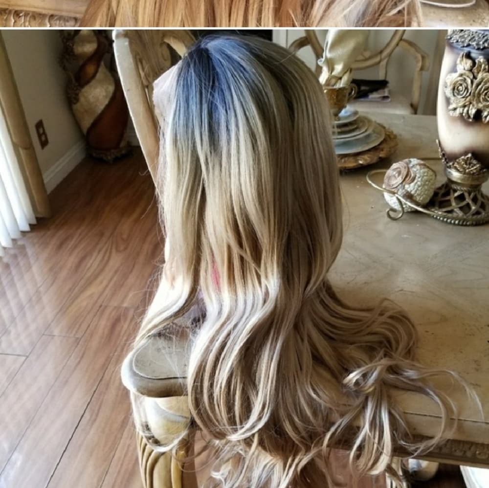 Ombre Blonde Lace Front Wig