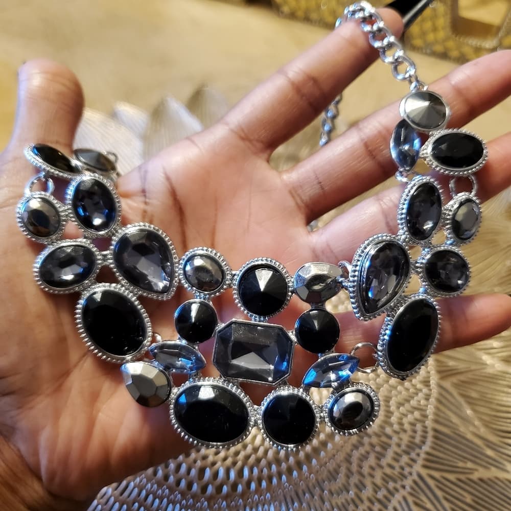 Black Silver Necklace