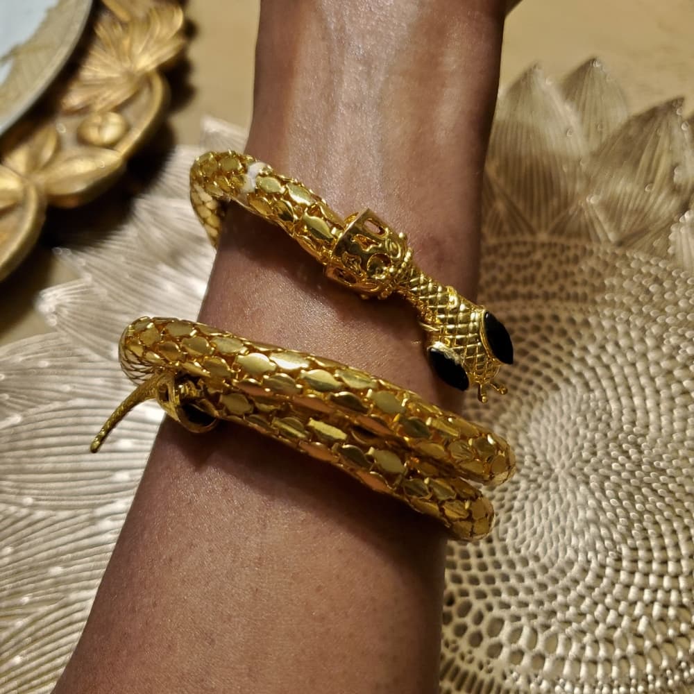 Beautiful Snake Cuff Bracelet
