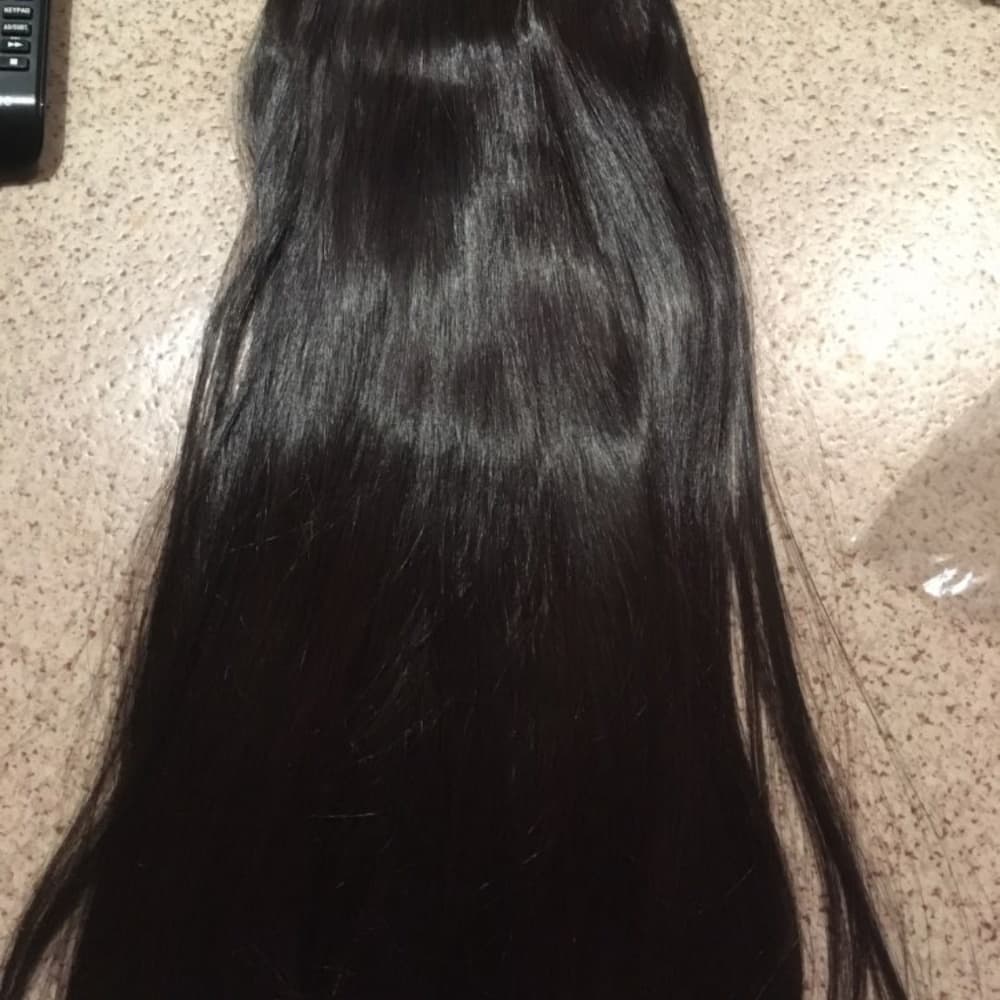 Dark Brown Full Head Clip in Extension One Piece