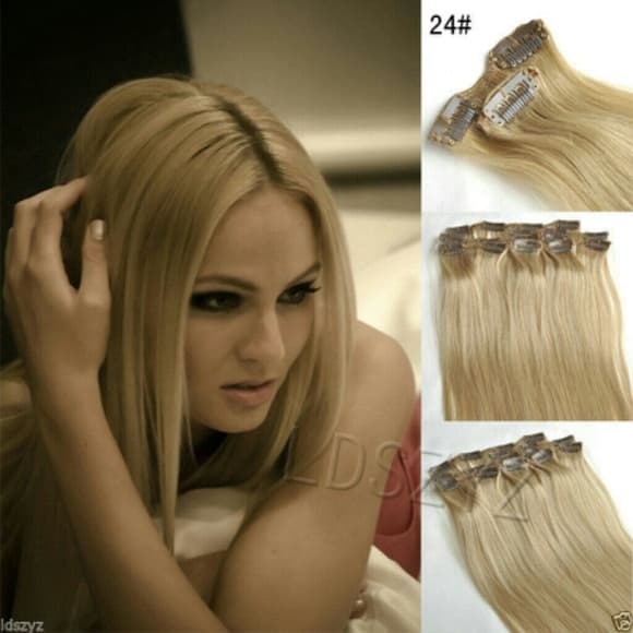 Full set clip in extensions