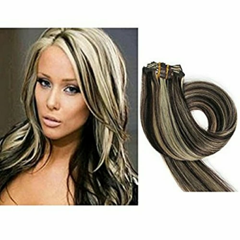 Balayage Clip In Extension Straight #2/613