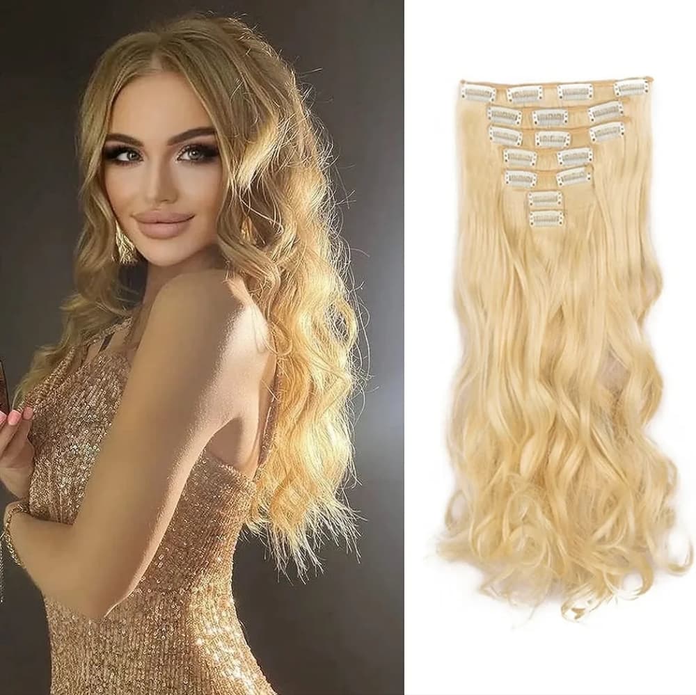 Beautiful Full Head Clip in Extension