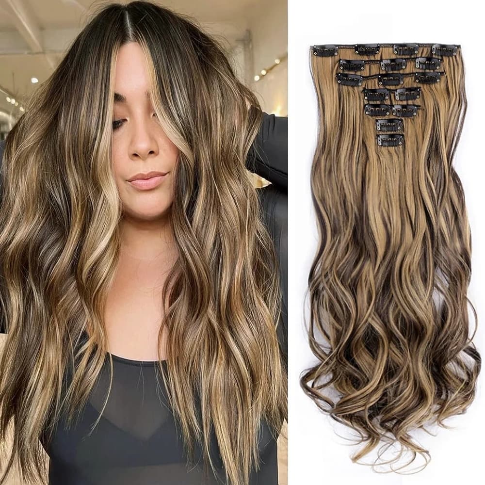 Beautiful Full Head Clip in Extension