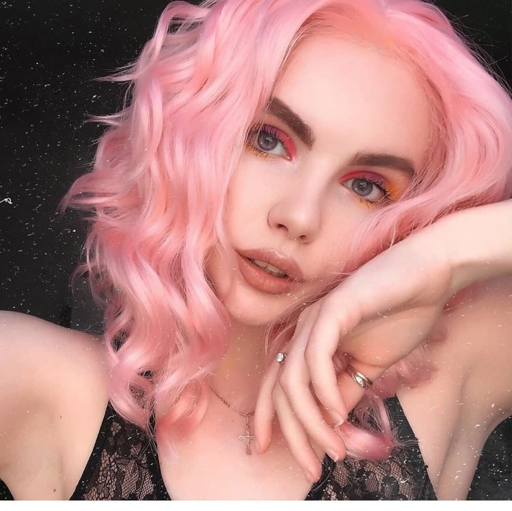 Pink Bob Beauty Lace Front Wig