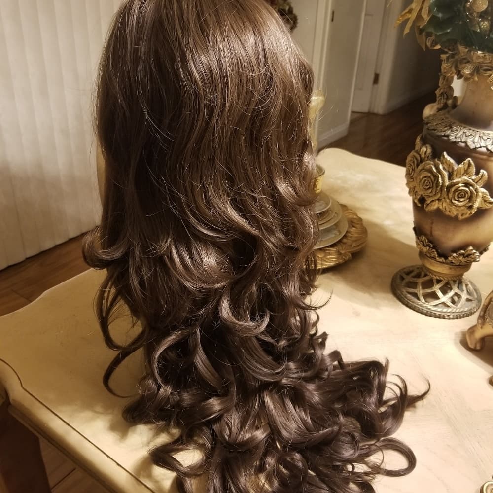 Brown Beauty Wavy Lace Front Wig
