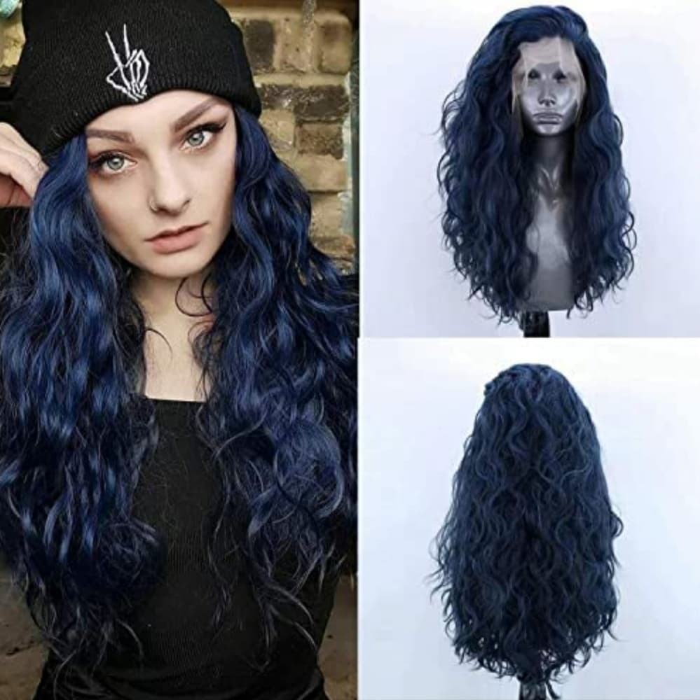 Dark Blue Beauty Lace Front Wig