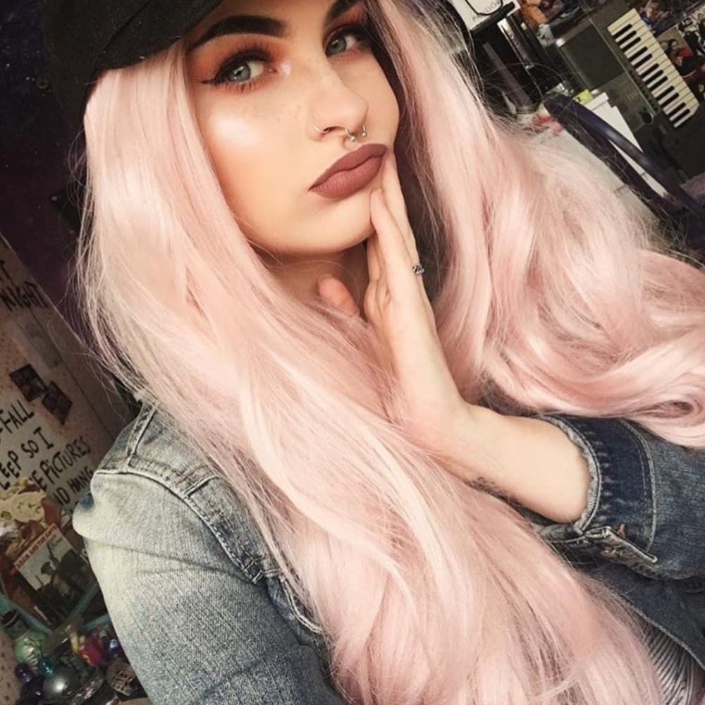 Pink Beauty Lace Front Wig