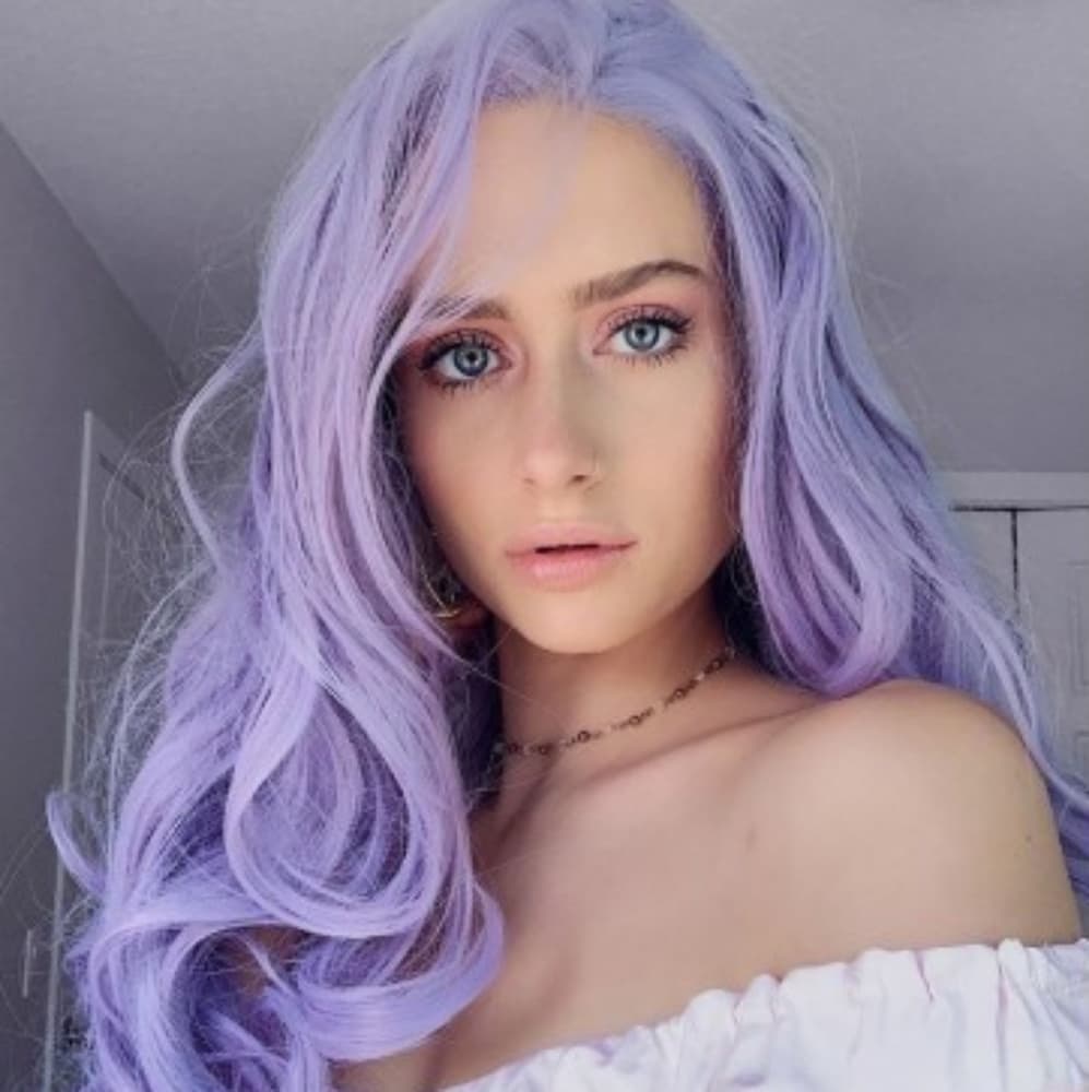 Light Purple Beauty Lace Front Wig