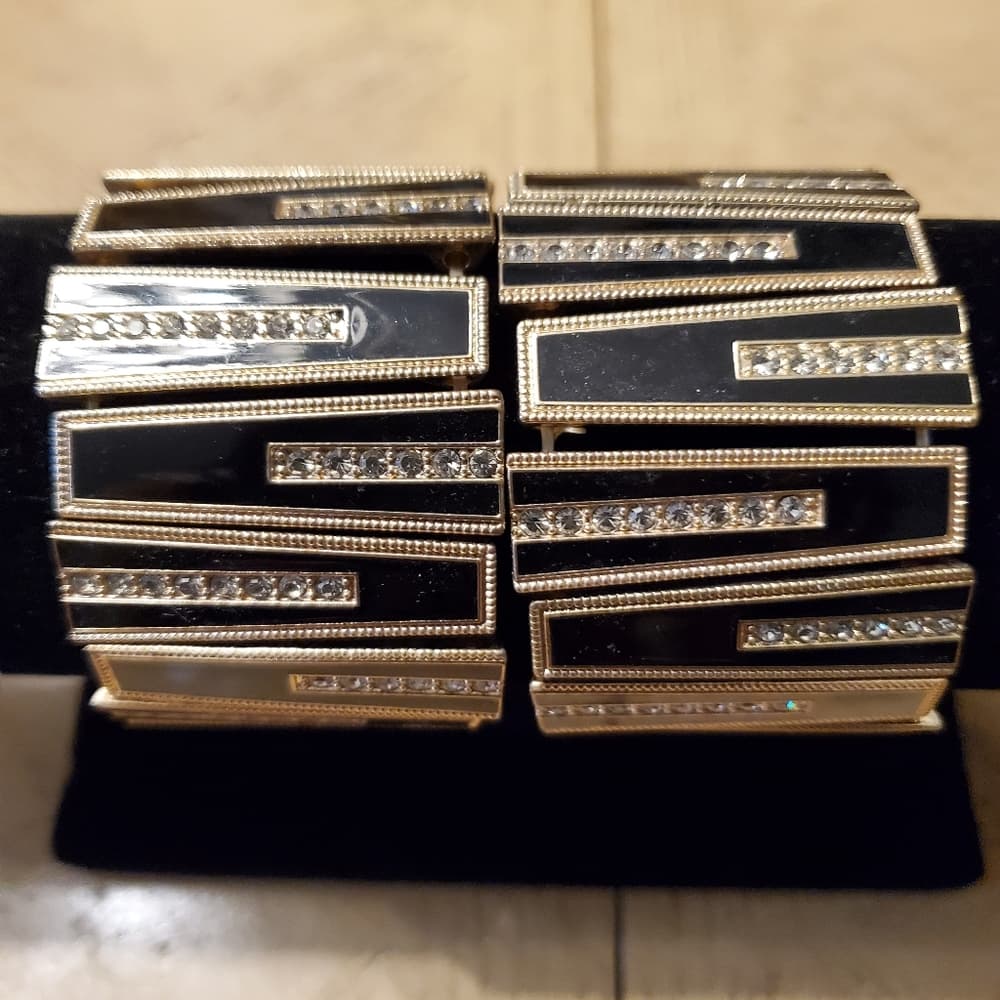 Black Gold Bracelet Set