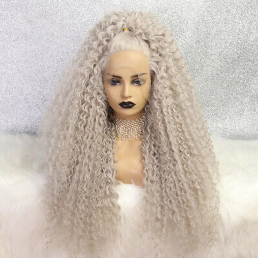 Gray Blonde Beauty Lace Front Wig