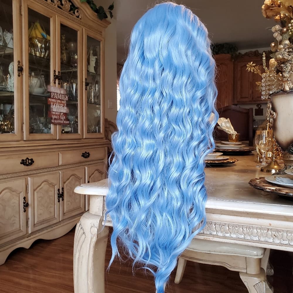 Light Blue Beauty Lace Front Wig