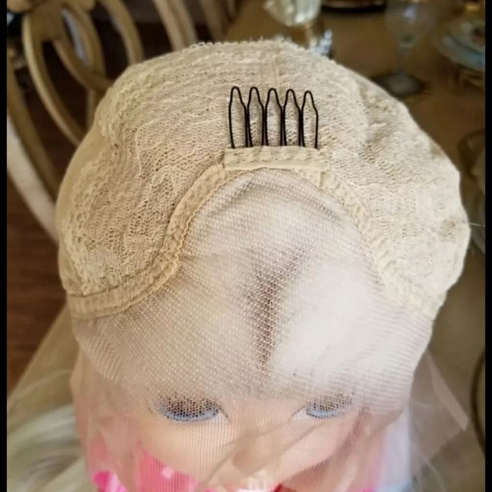 White Blonde Lace Front Wig