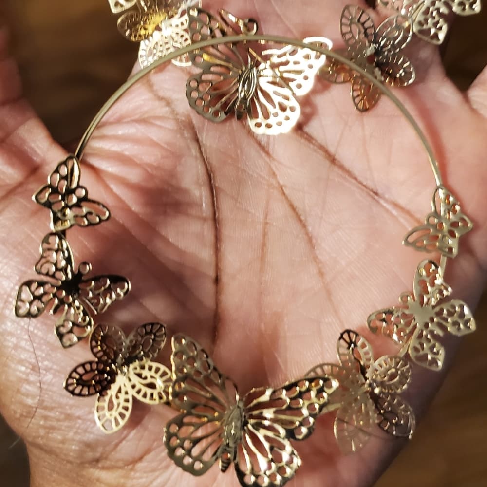 Butterly Beauty Gold Earrings