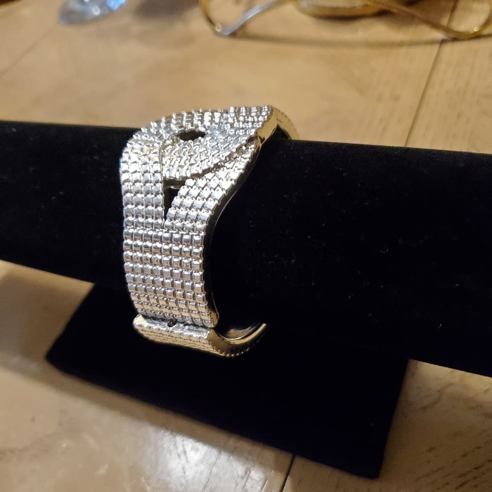 Silver Beauty Cuff Bracelet