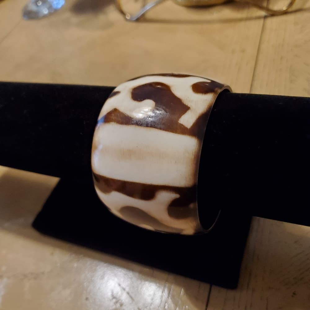Brown Cream Bangle Bangle Bracelet
