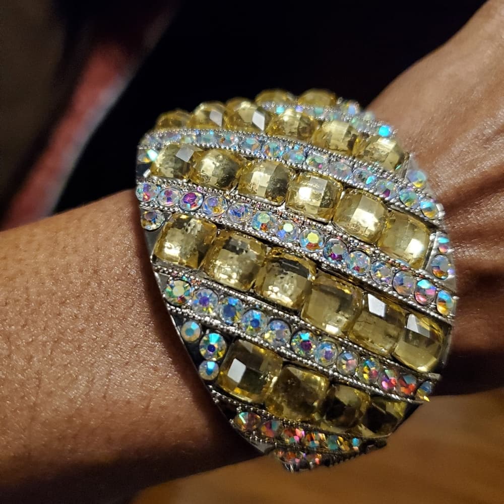 Vintage Beautiful Gold Silver Bracelet