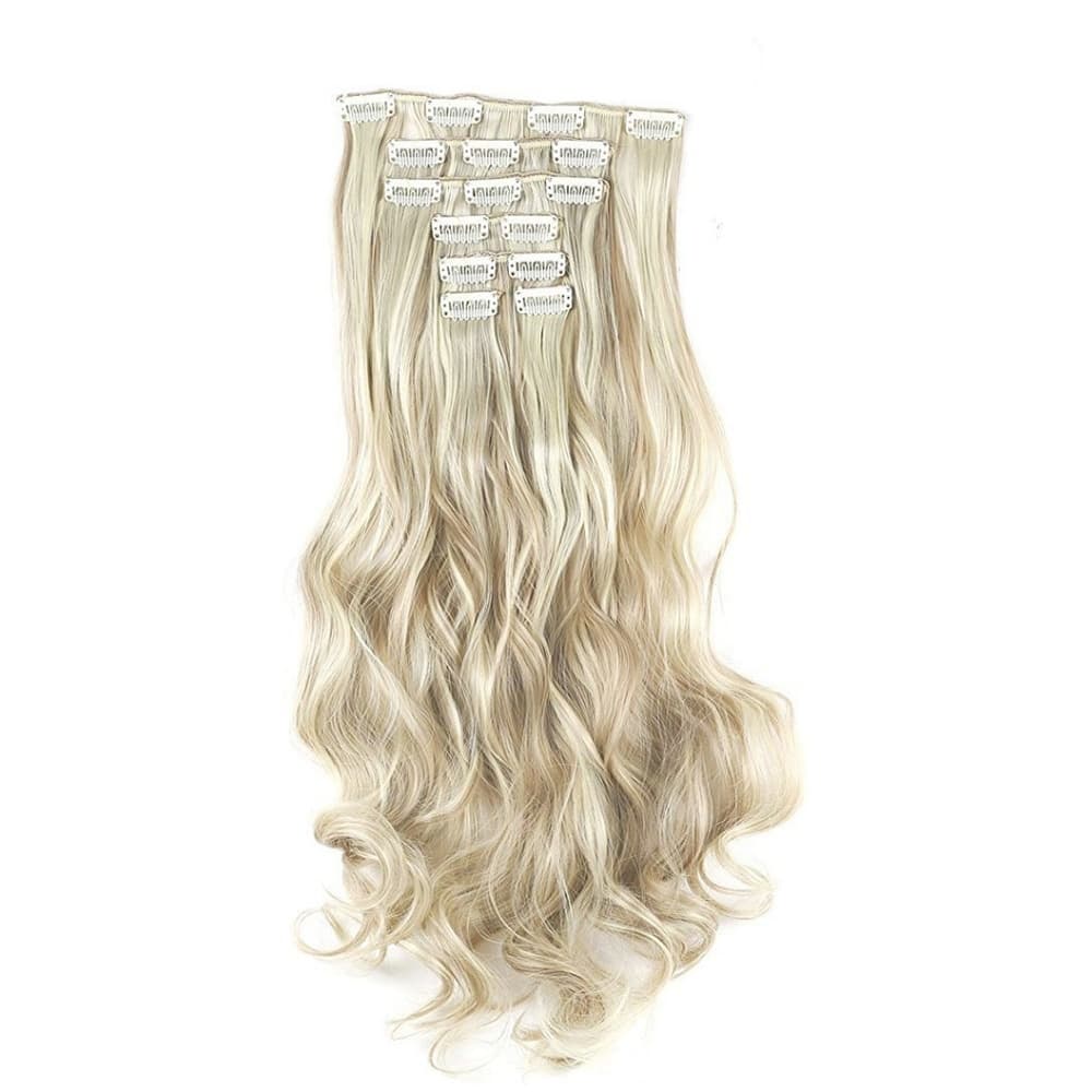 Dirty Blonde Full Head clip in Extension