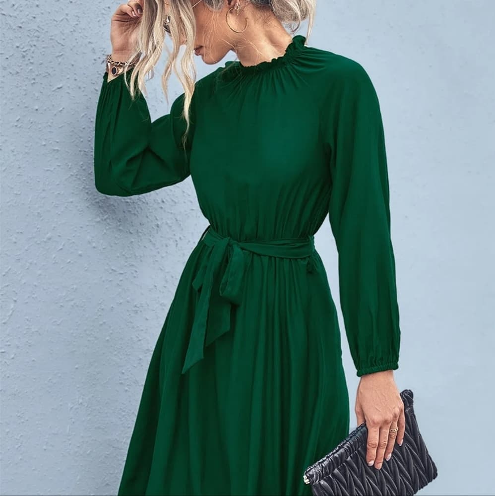 Dark Green Beauty Dress