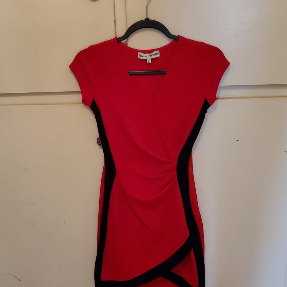 Red Black Dress