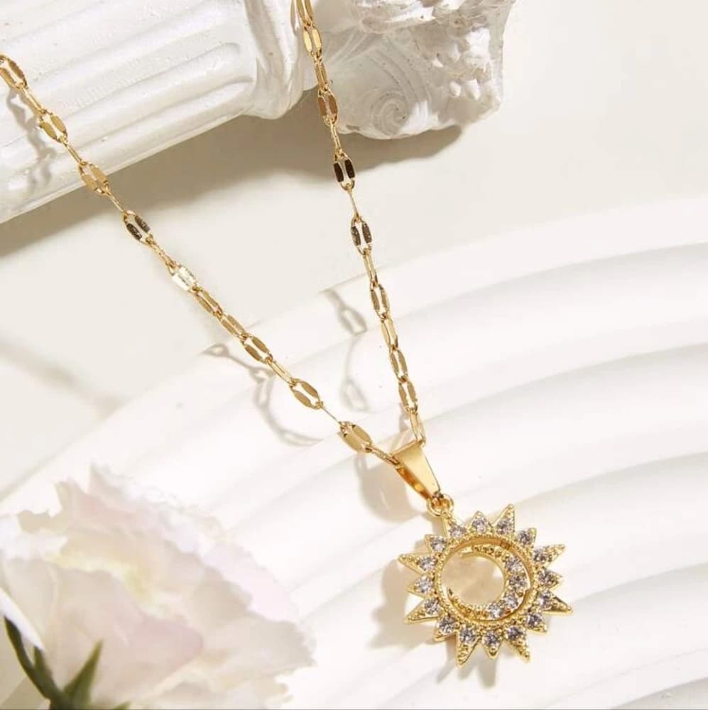 Gold Sunshine Necklace