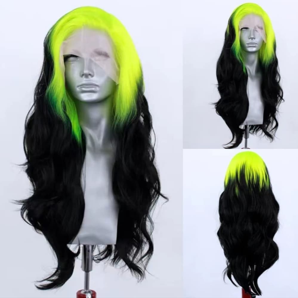 Black Neon Beauty Lace Front Wig