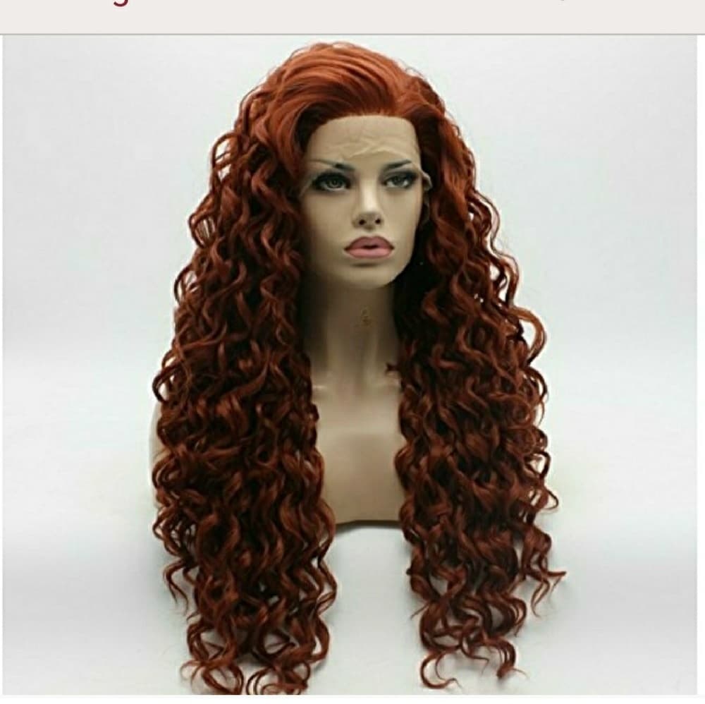Copper Red Beauty LaceFront Wig Wig 24-28 inches