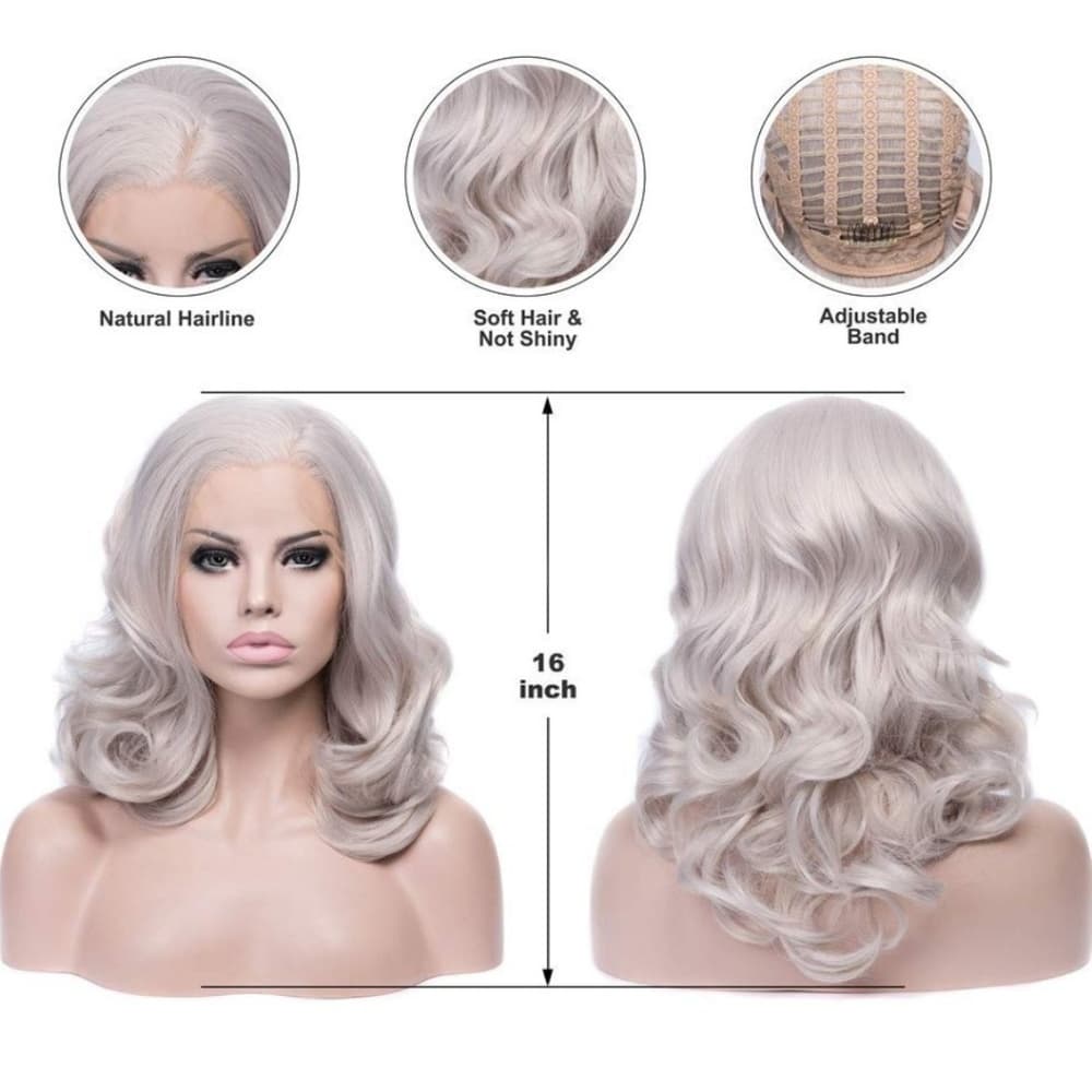 Gray Beauty Lace Front Wig