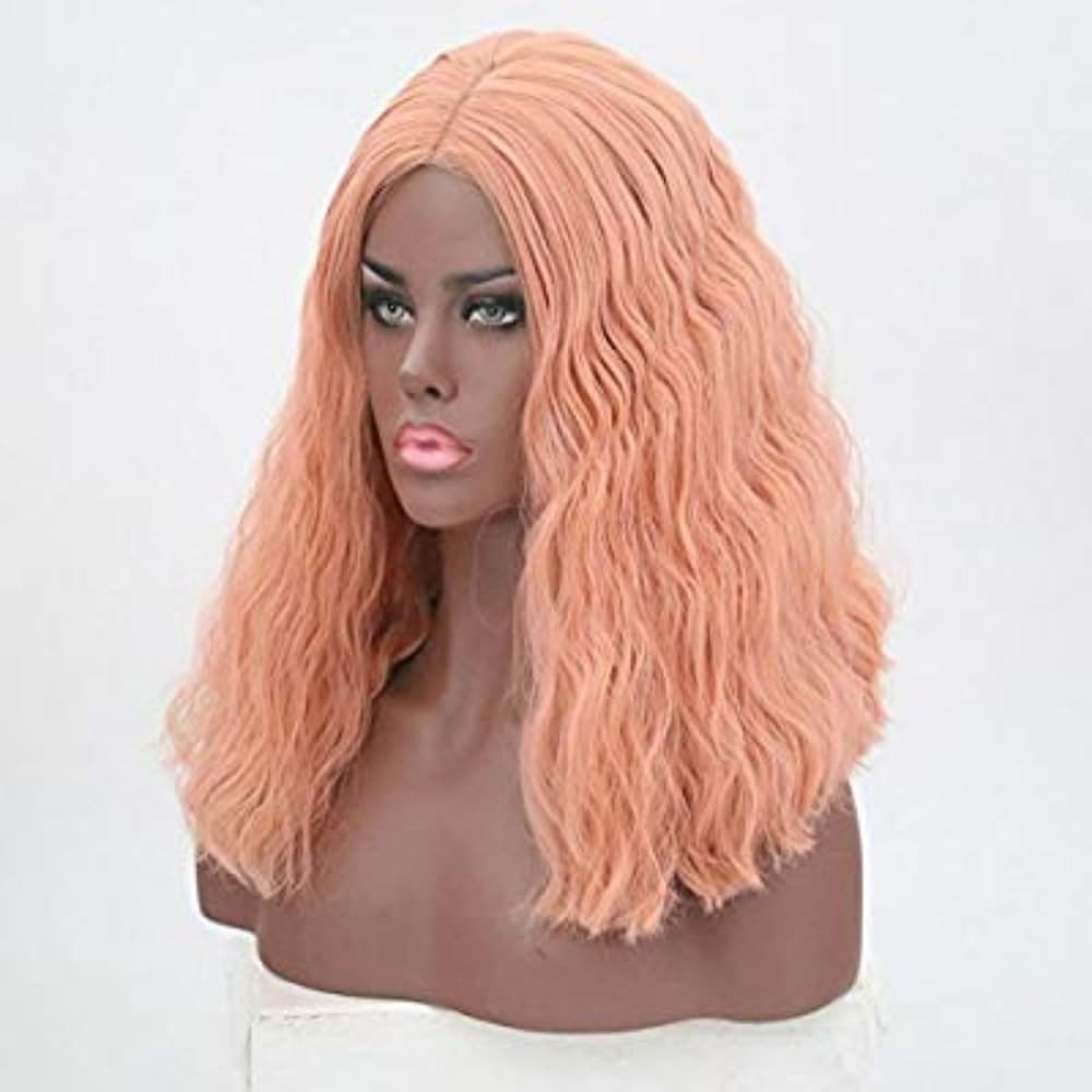 Peach Pink Beauty Lace Front Wig