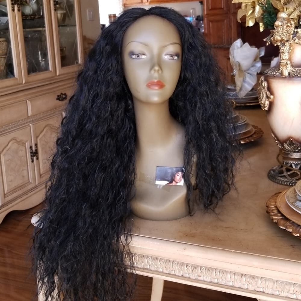 Used Curly Lace Front Wig