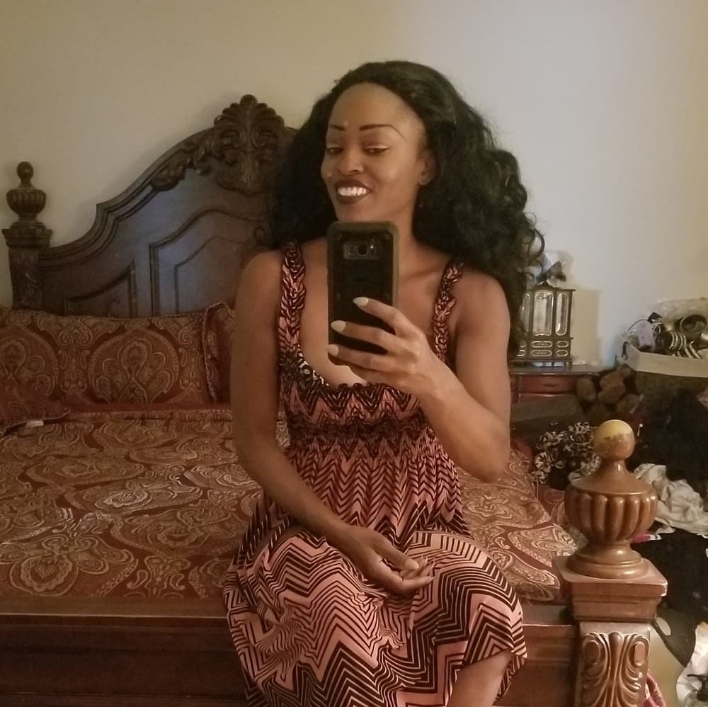Used Human Hair Blend Wig