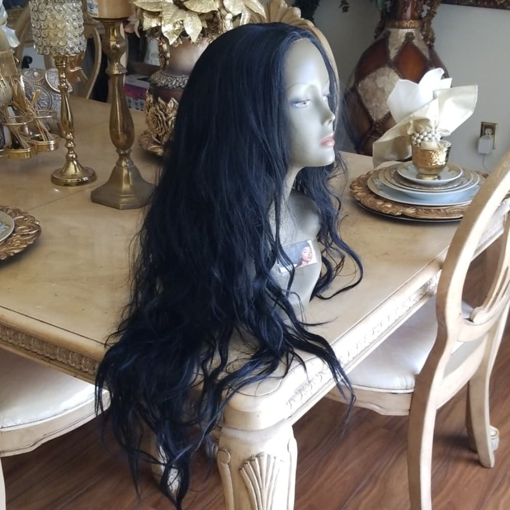 Used Layered Straight Bodywave Lace Front Wig