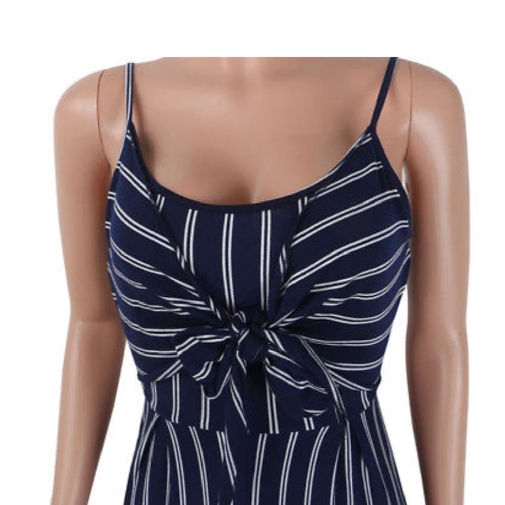 Beautiful Plausuit Striped Jumper