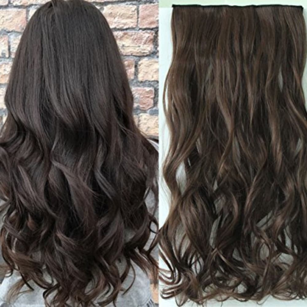 Brown Full Head clip in Extension