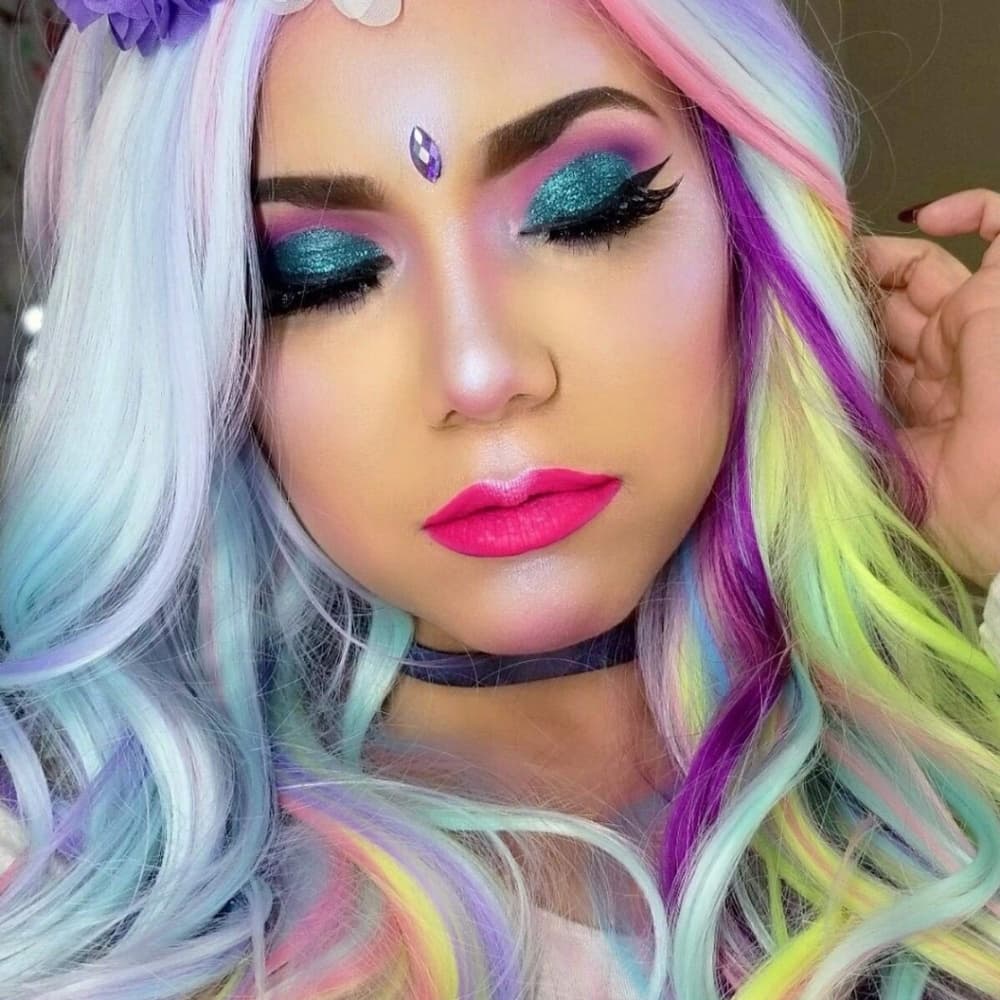 Rainbow Beauty Wig