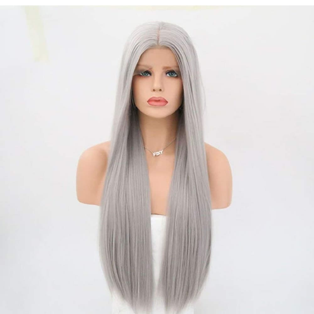 Gray Beauty Lace Front Wig