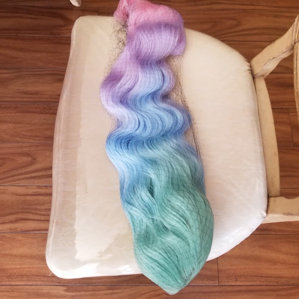 Rainbow Beauty Wavy Lace Front Wig