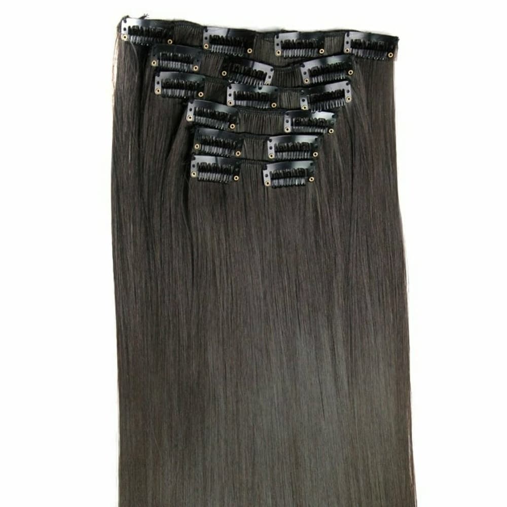 Dark Brown Full Head Clip in Extension