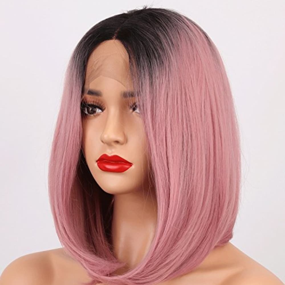 Ombre Pink Beauty Lacefront Wig