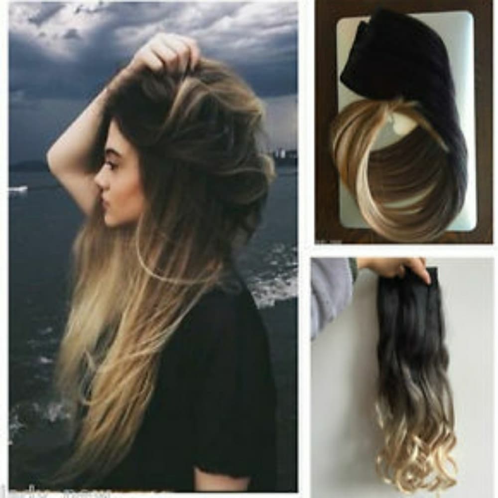 Ombre Full Head Clip in Extension