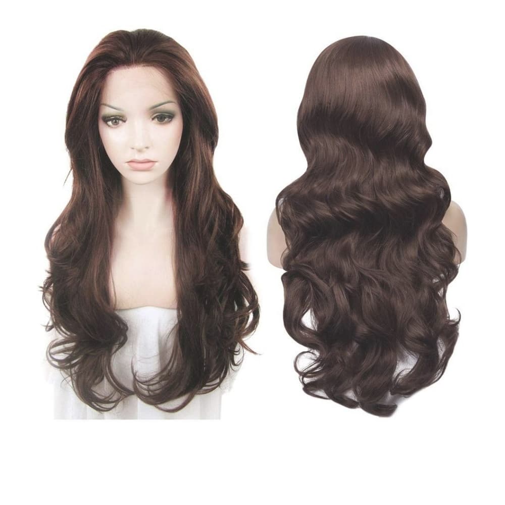 Brown Wavy Beauty Lace Front Wig