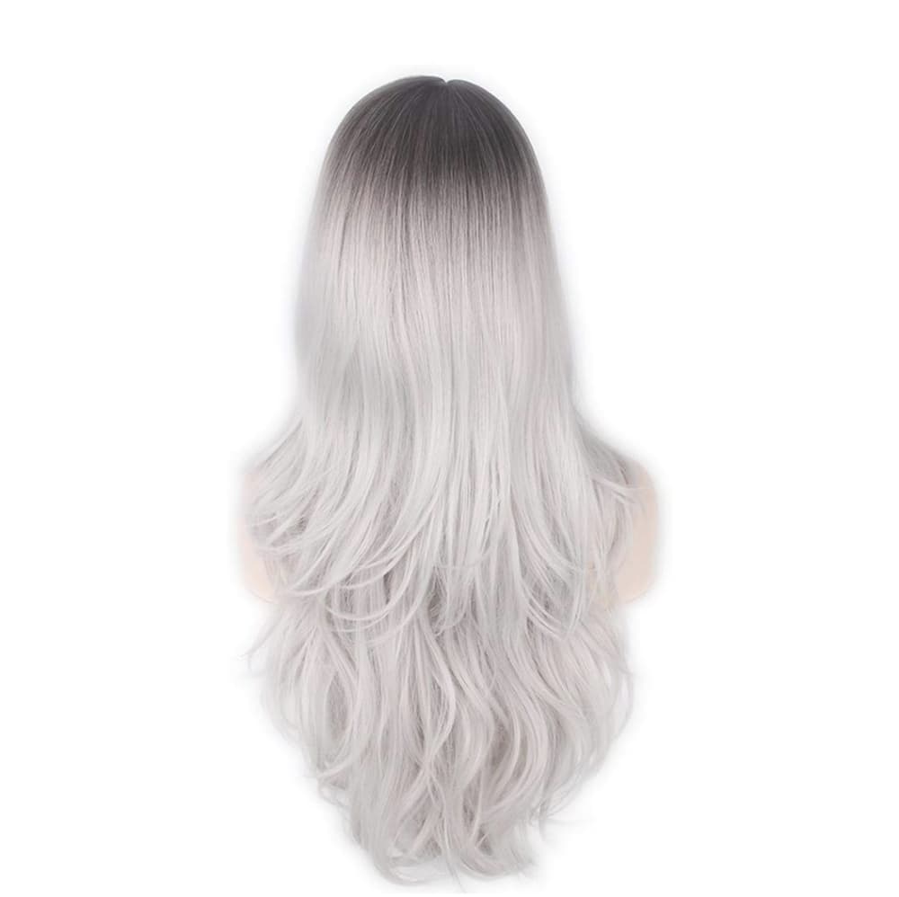Ombre Gray Full Wig