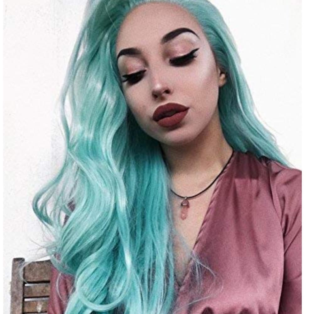 Mint Green Lace Front 24-26 inches