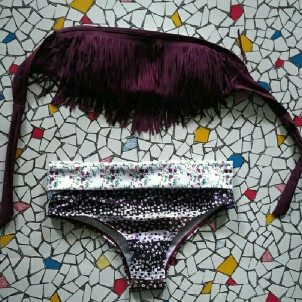 Women Sexy Bikini Padded Set Floral Swimsuit