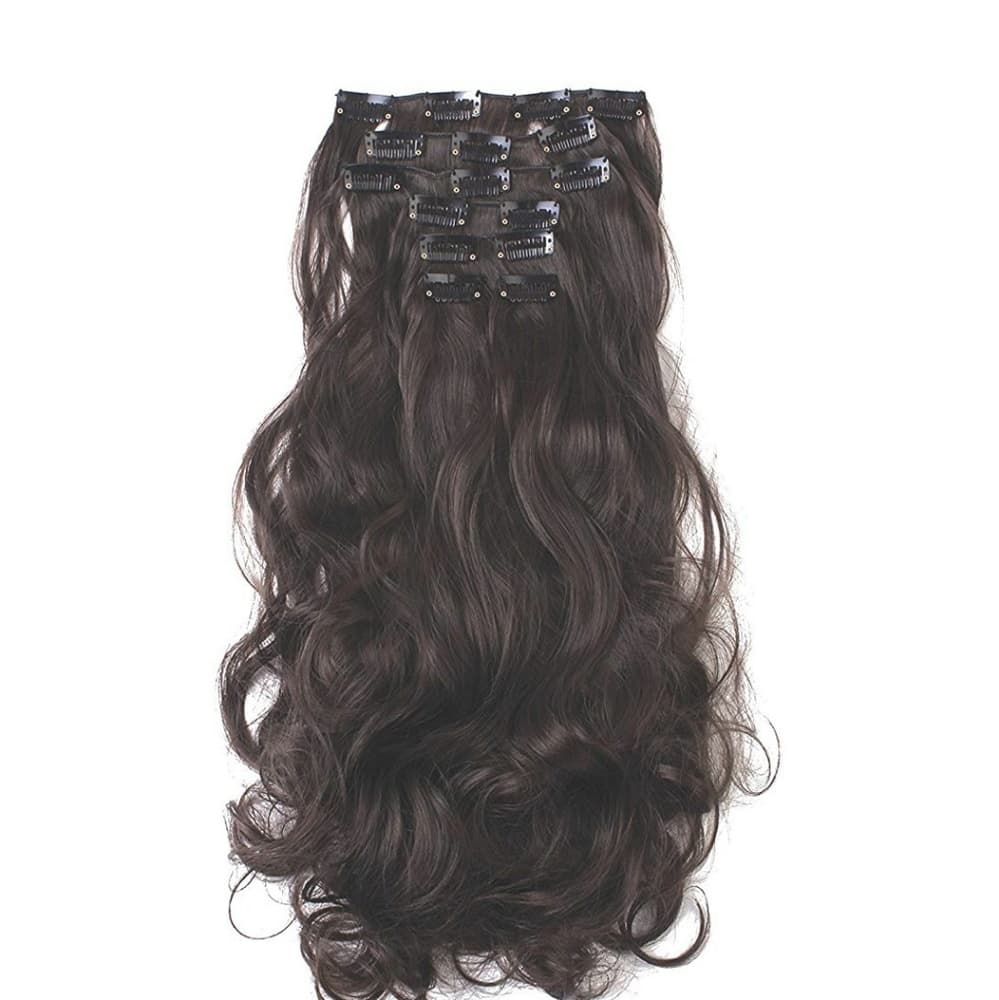 Medium Brown Full Head clip in Extension