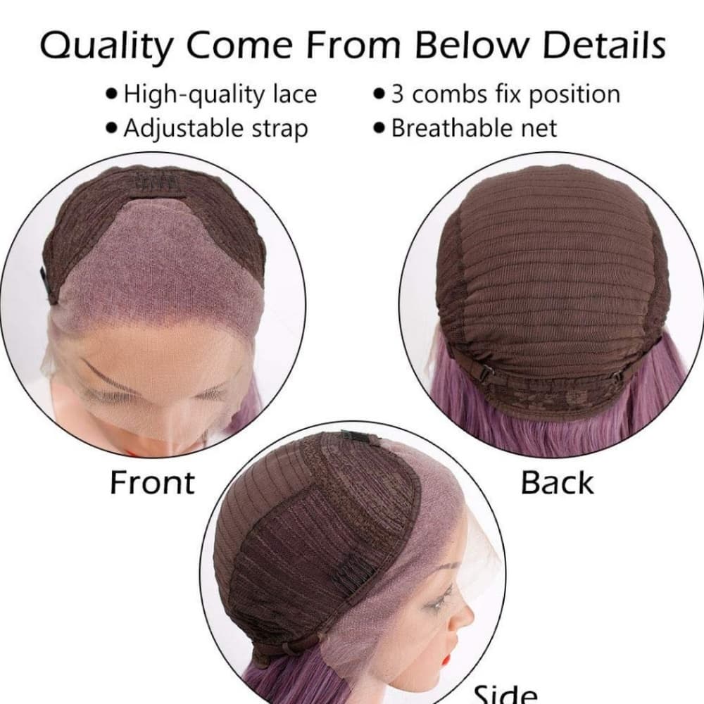 Purple Beauty Lace Front Wig