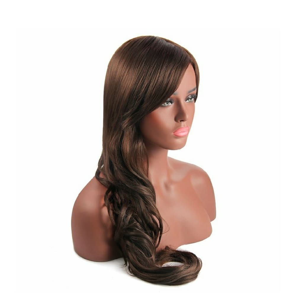 Dark Brown Glomorous Curly Wave Wig