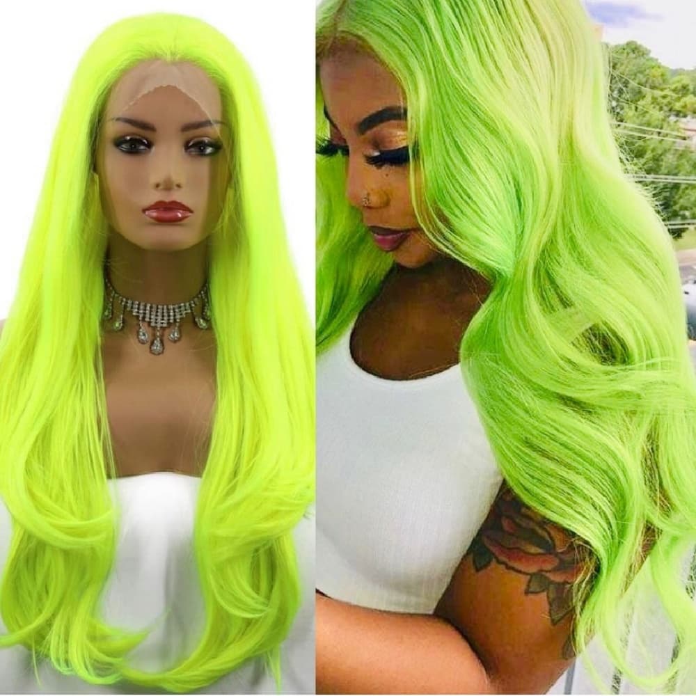 Light Green Beauty Lace Front Wig