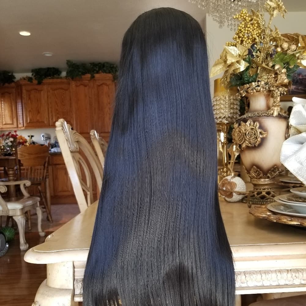Silky Straight Lace Front Wig